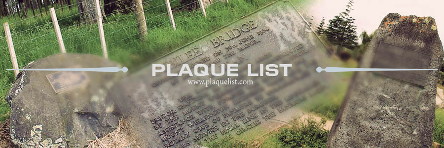 Welcome to The Plaque List